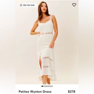 NWT REFORMATION Petites Wynton Dress 00P